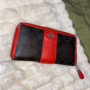 Coach Accordion Zip Wallet
